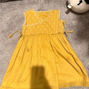 Sunny Yellow Kids Casual Dress